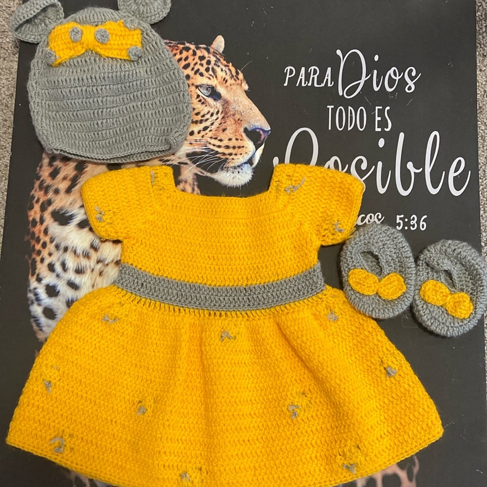 crochet dress for baby